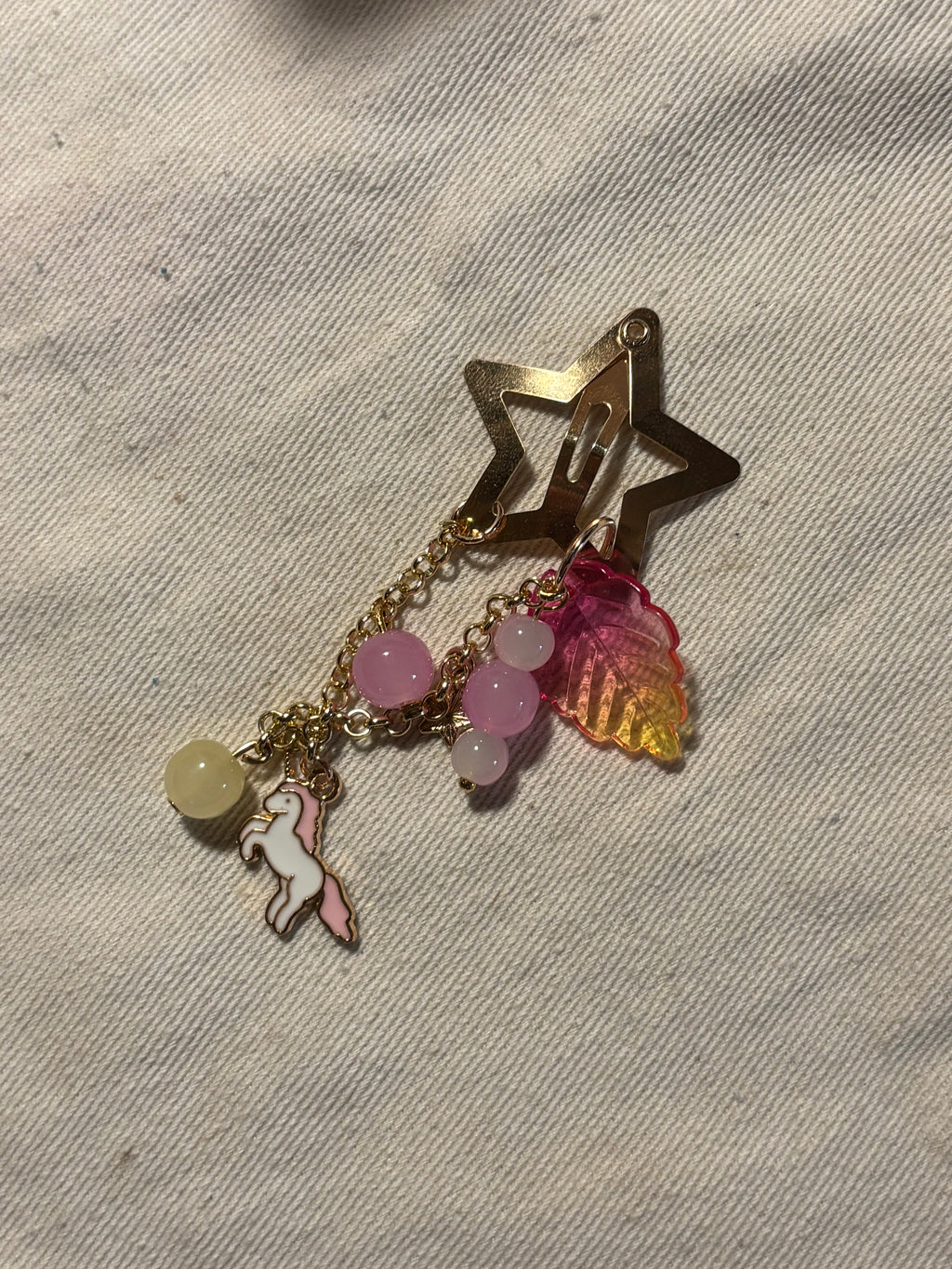Pink Themed Hair Clip
