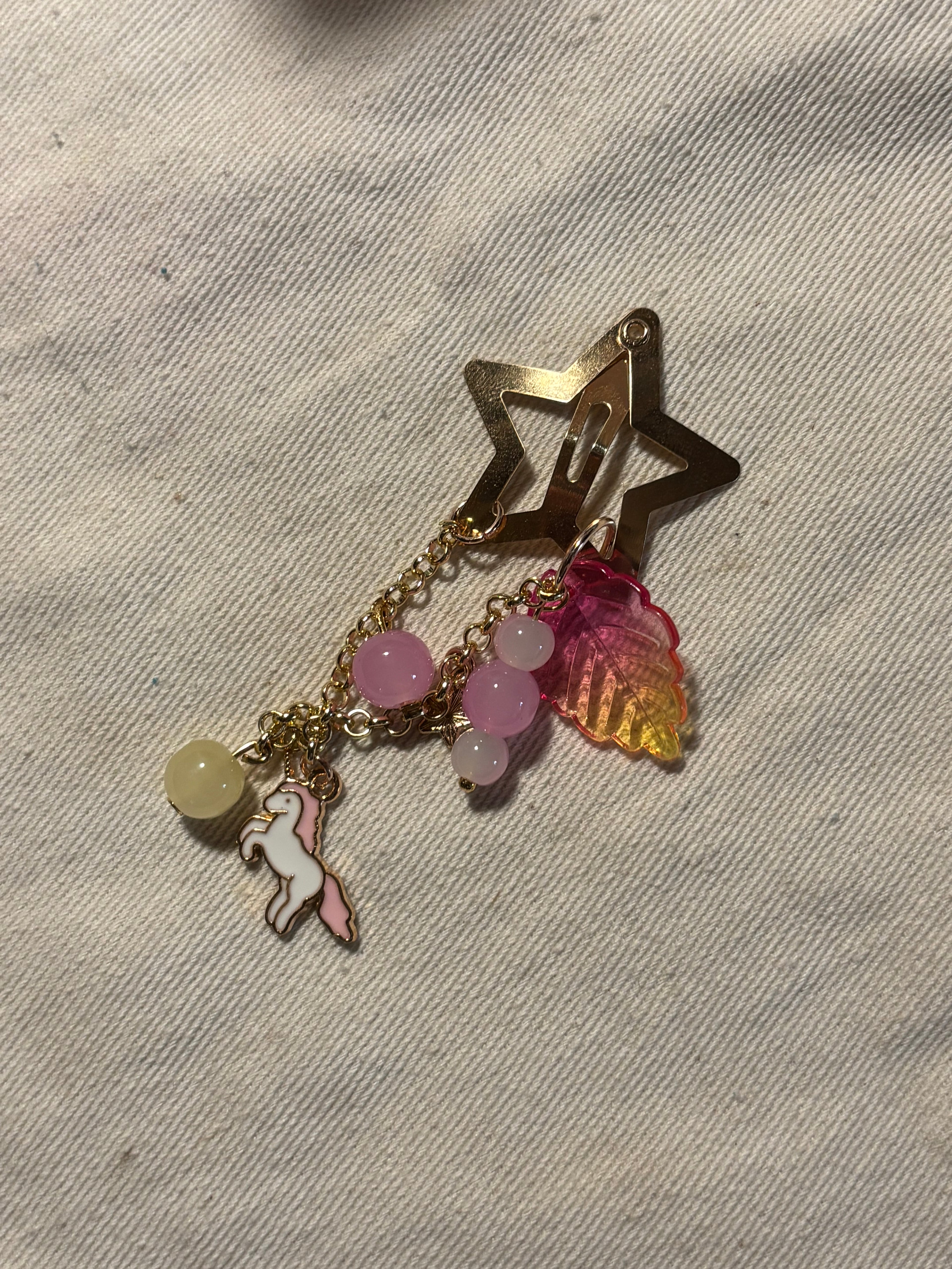 Pink Themed Hair Clip