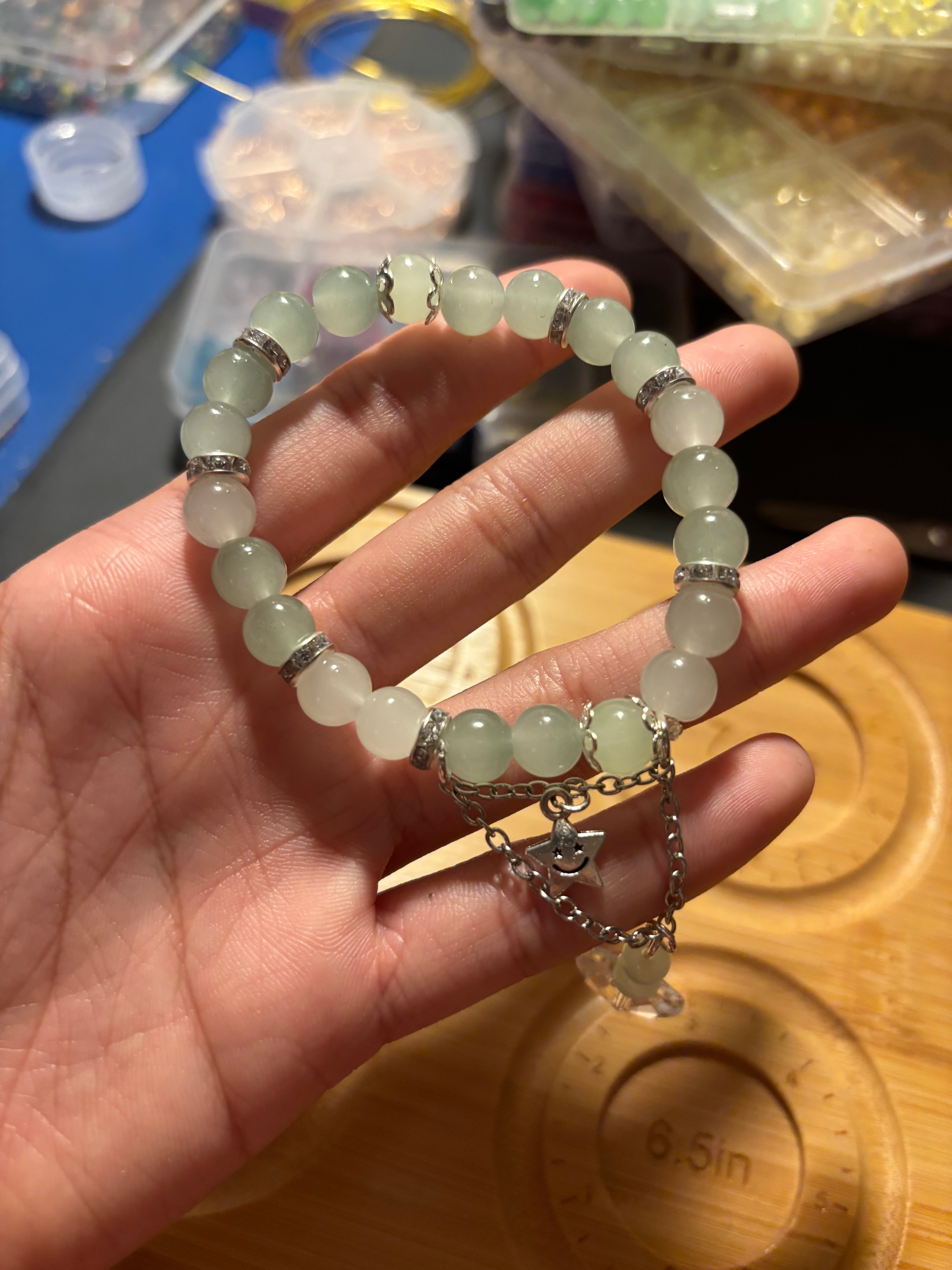 Cottagecore Floral Charm Bracelet