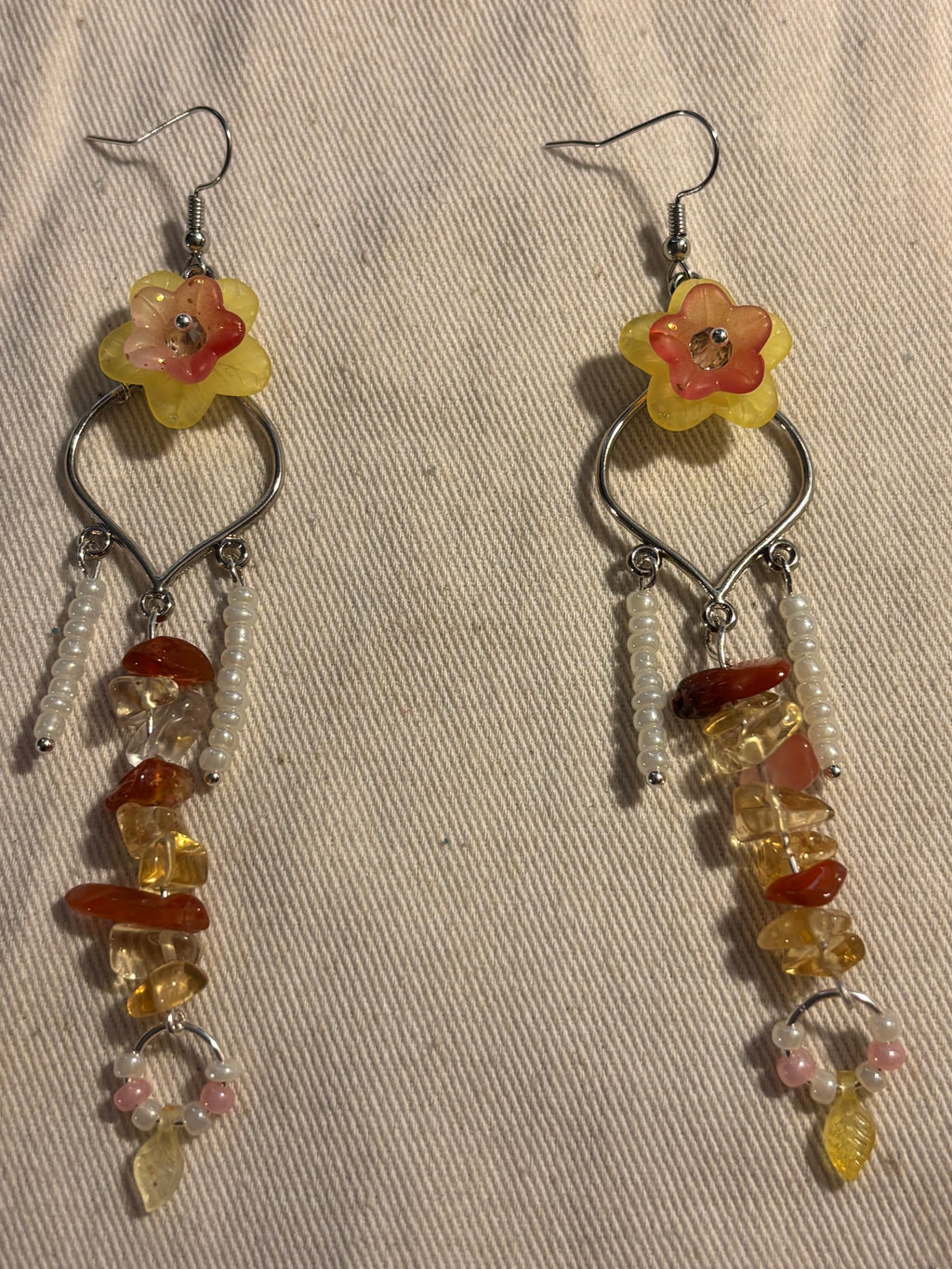 Fireflower Garden Drops Earrings