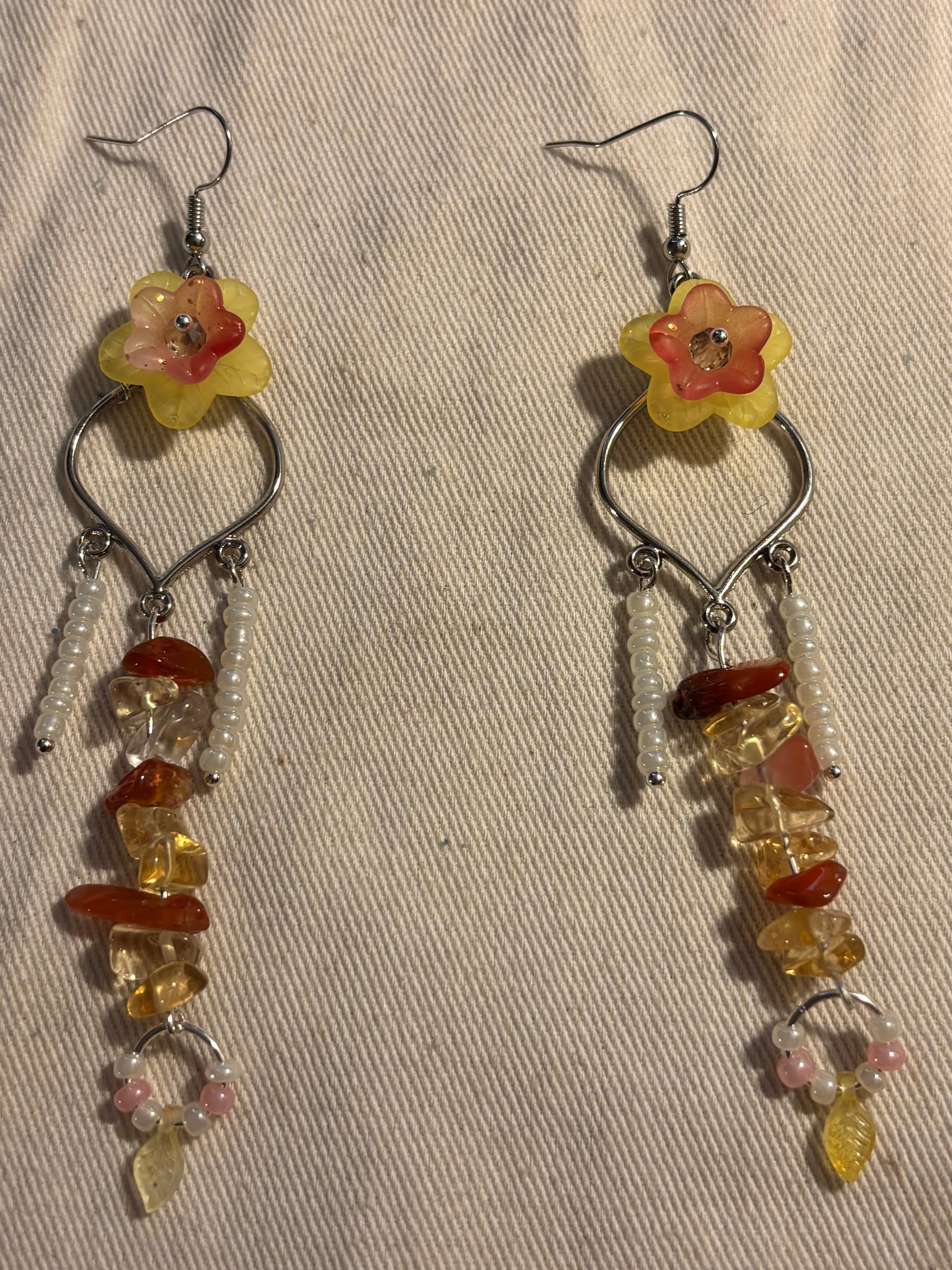 Fireflower Garden Drops Earrings