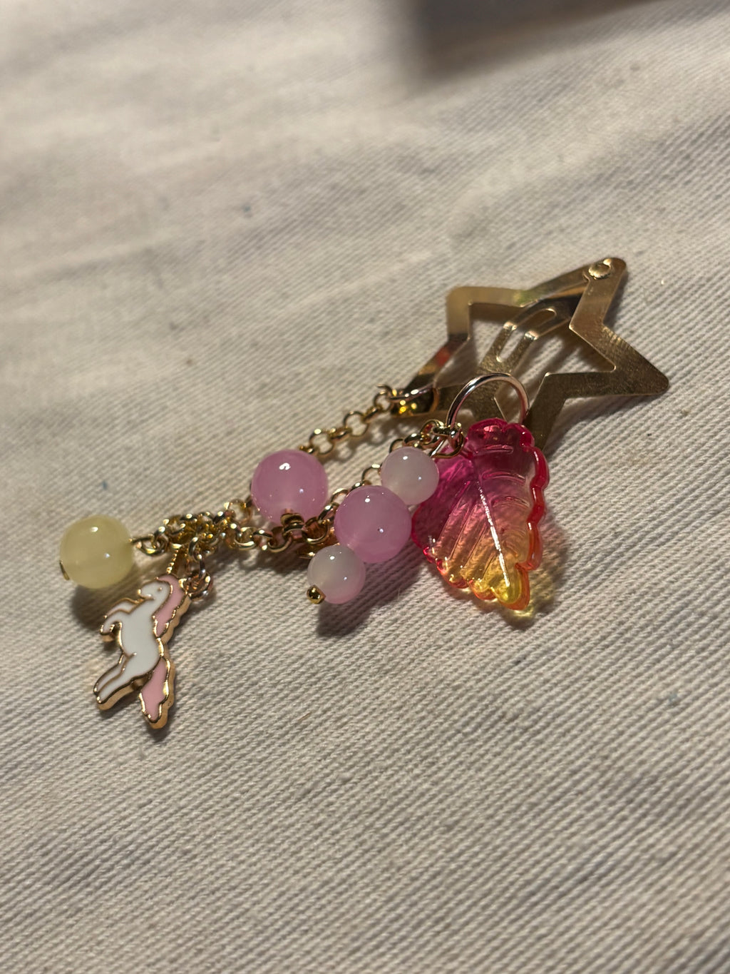 Pink Themed Hair Clip