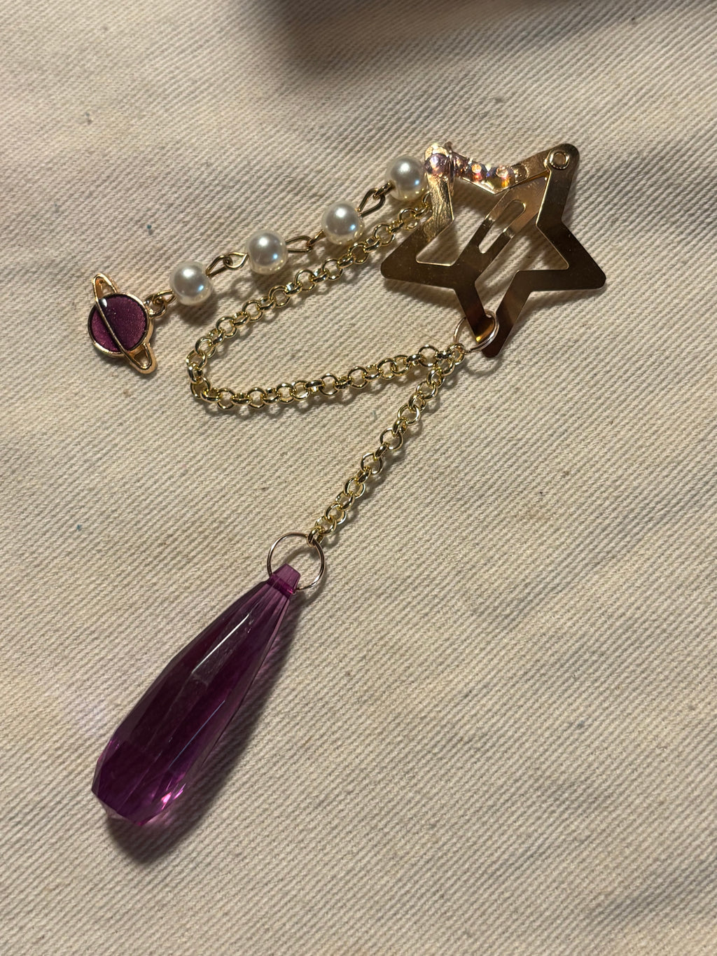 Purple Themed Hair Clip
