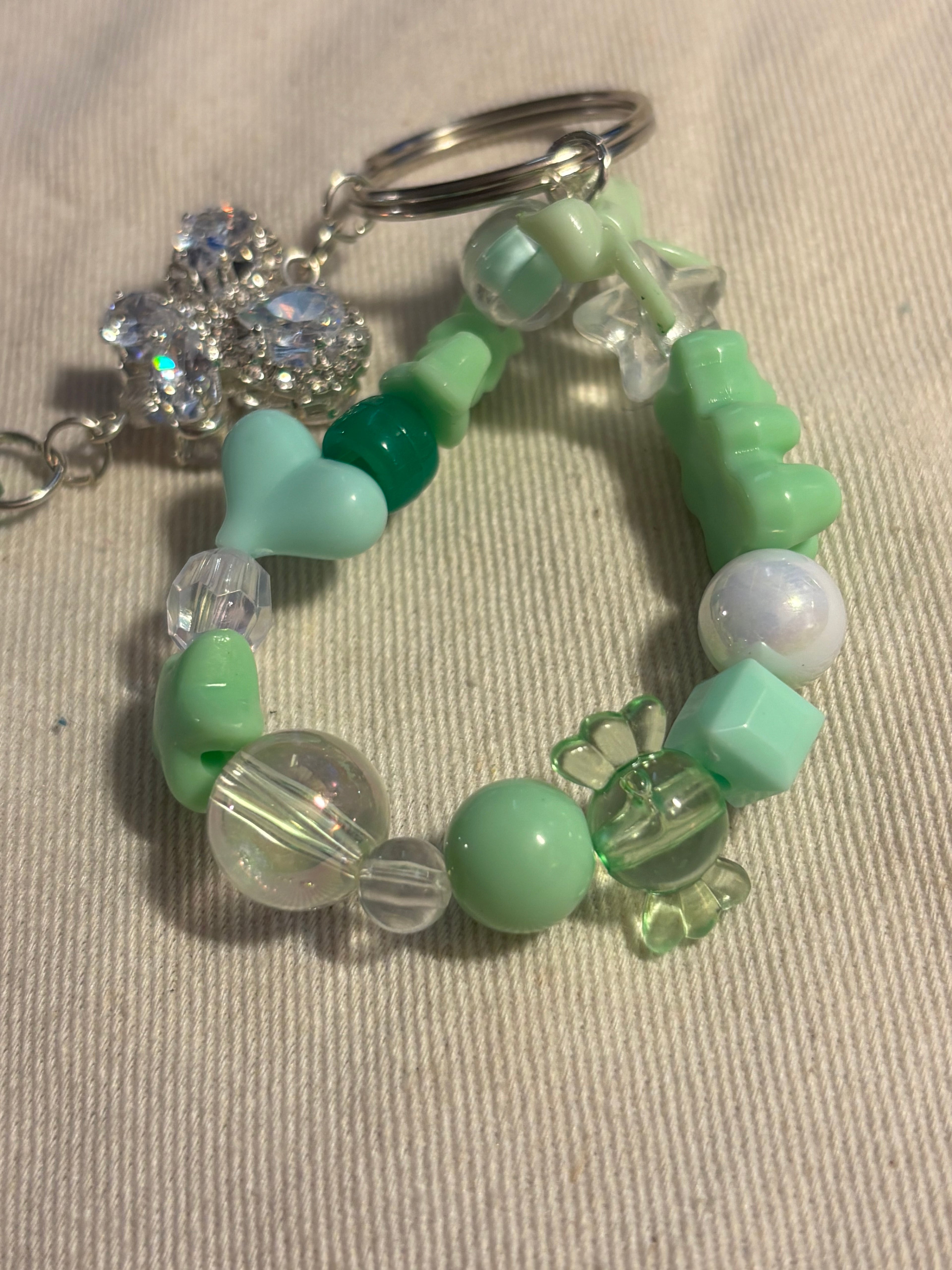 Green Pastel Keychain