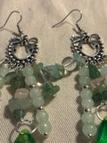 Silver Evergreen Drops Earrings