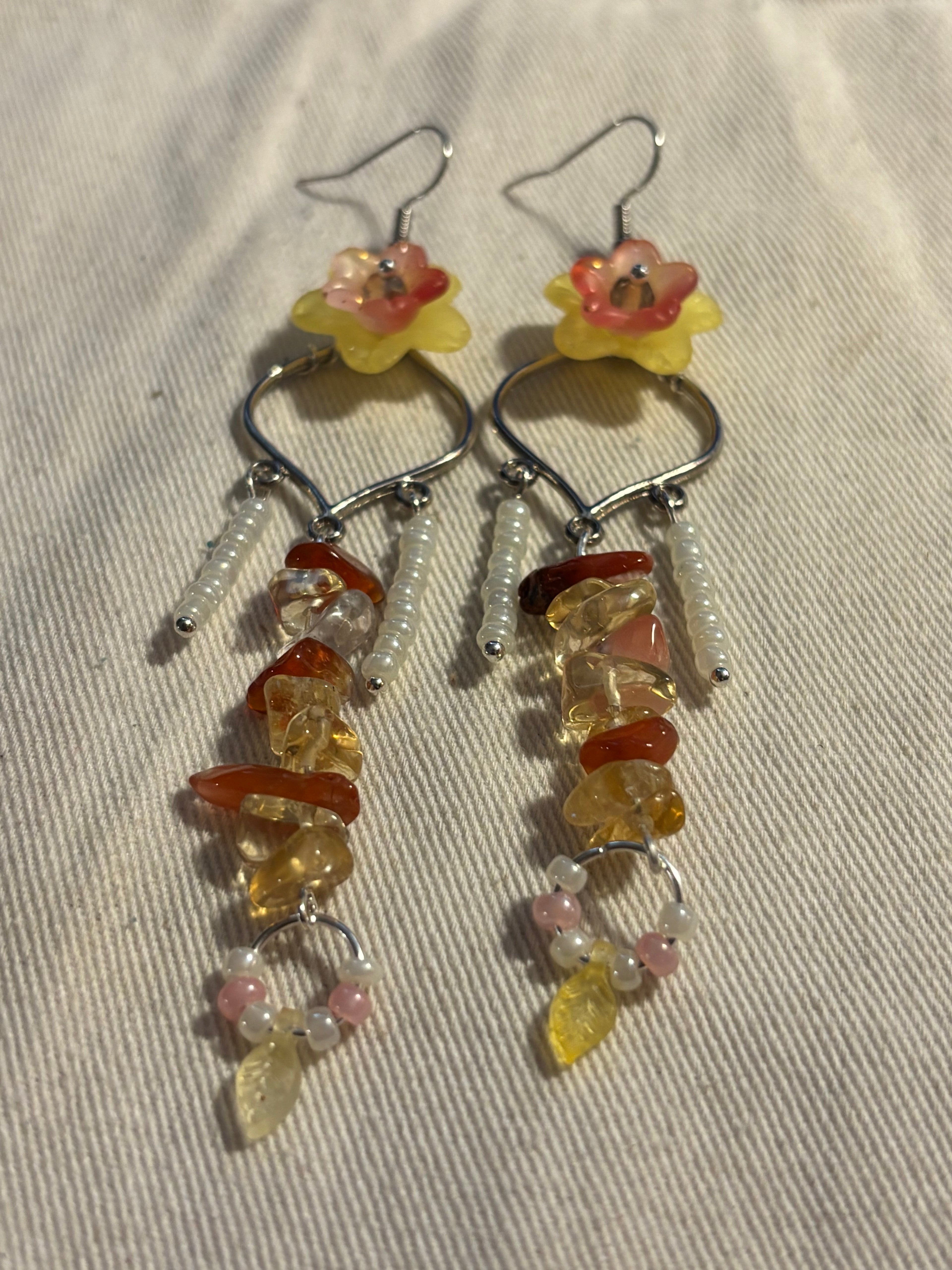 Fireflower Garden Drops Earrings