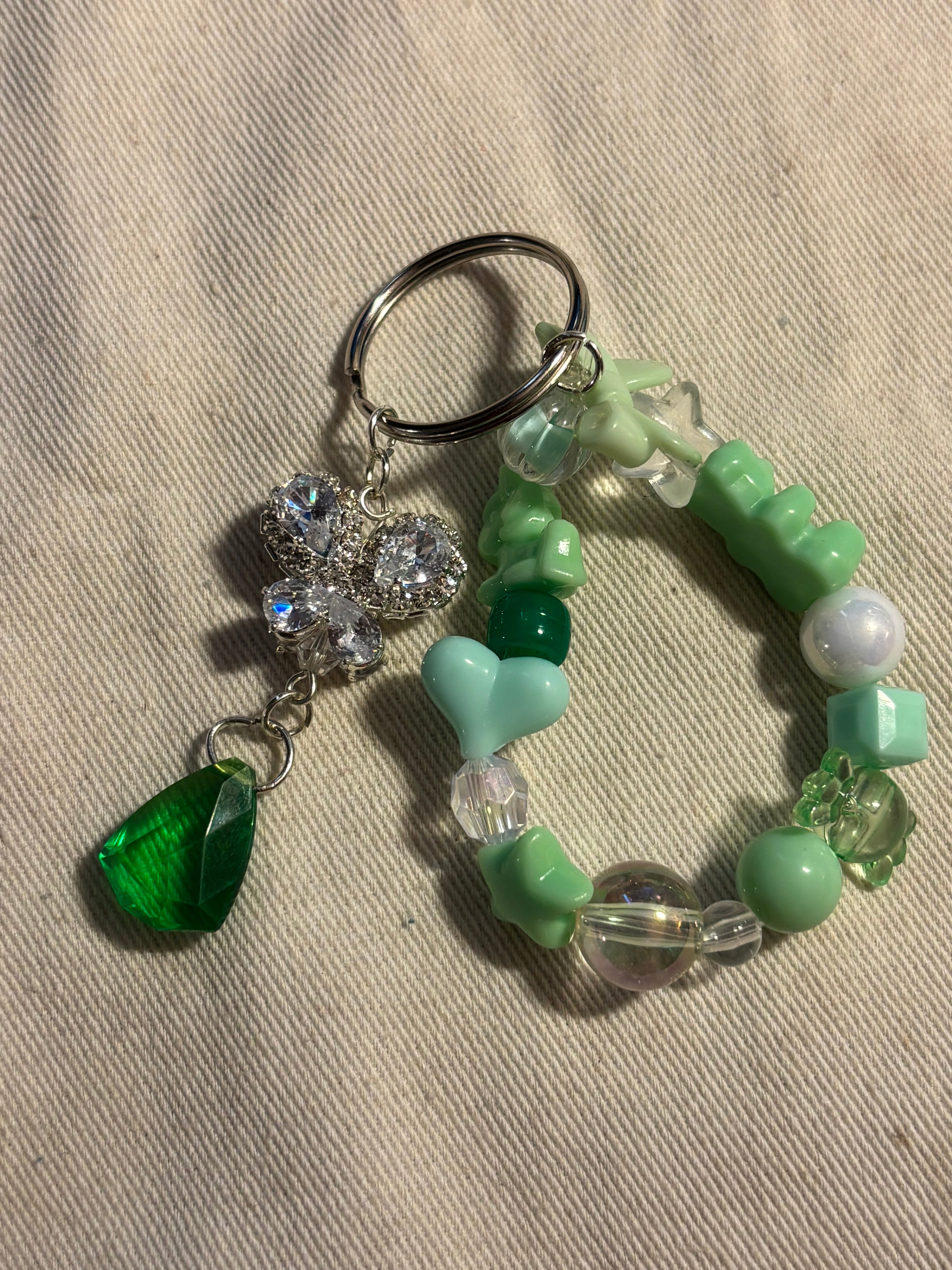 Green Pastel Keychain