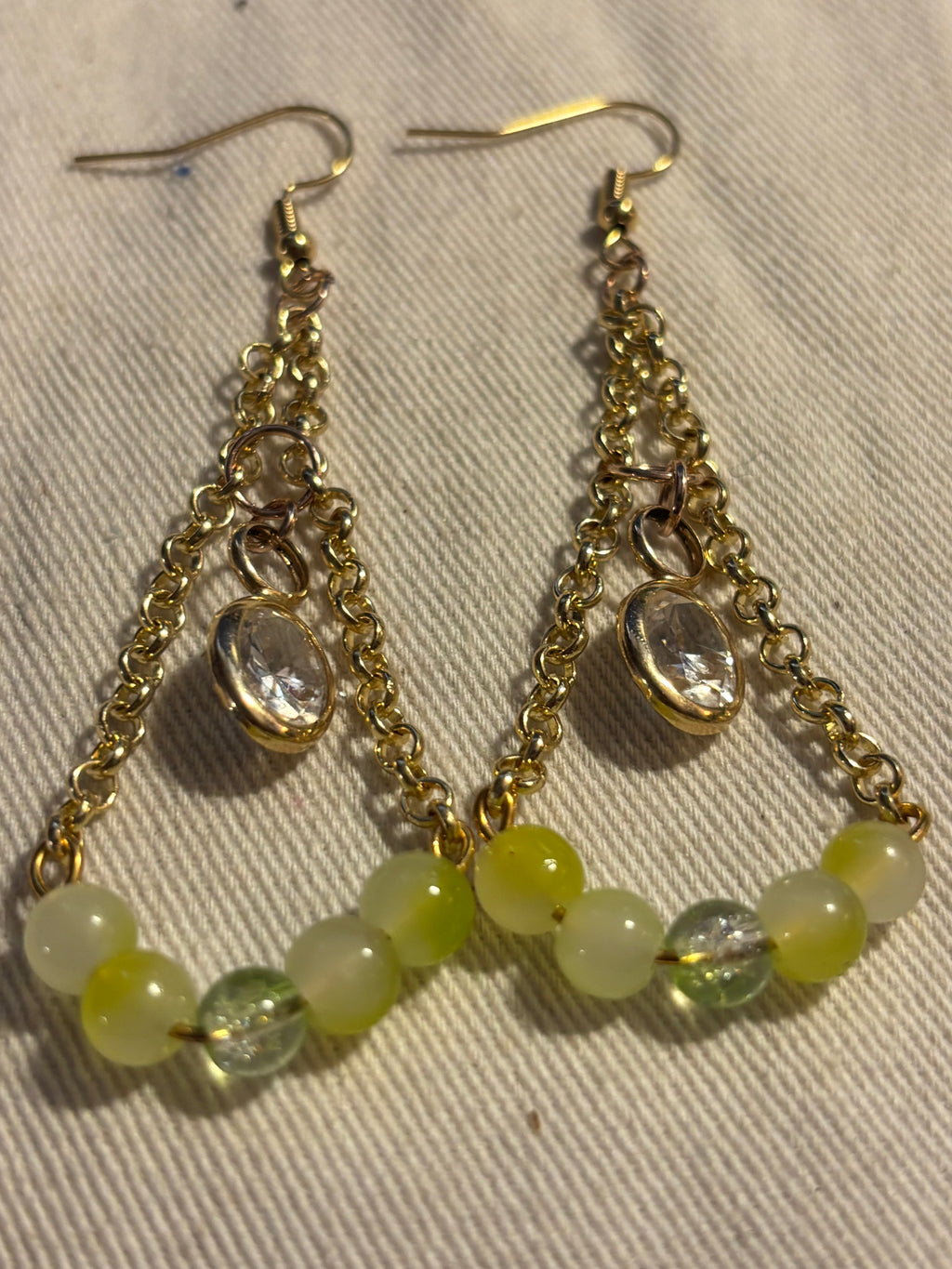 Lemon Leaf Chandelier Drops