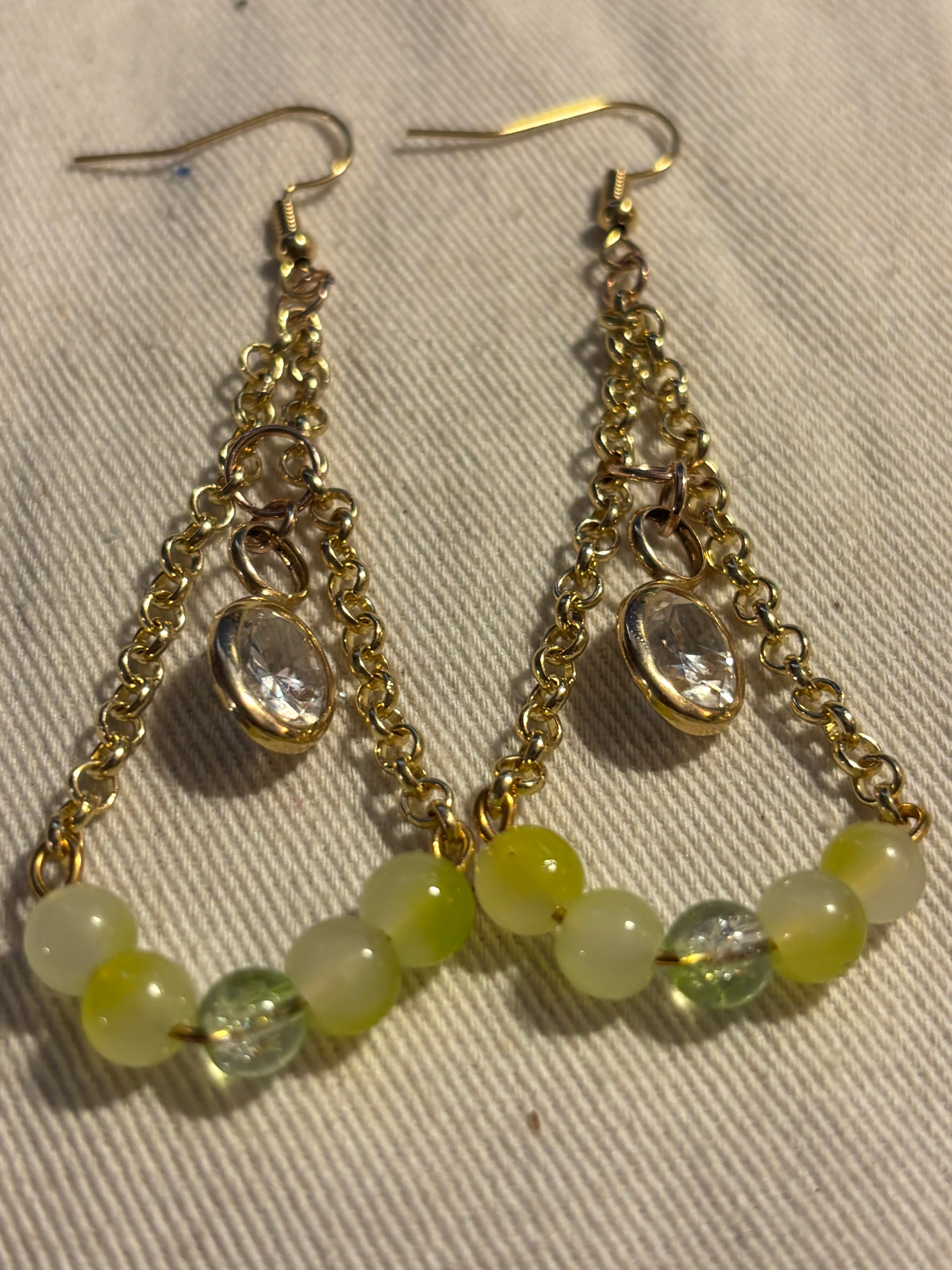Lemon Leaf Chandelier Drops