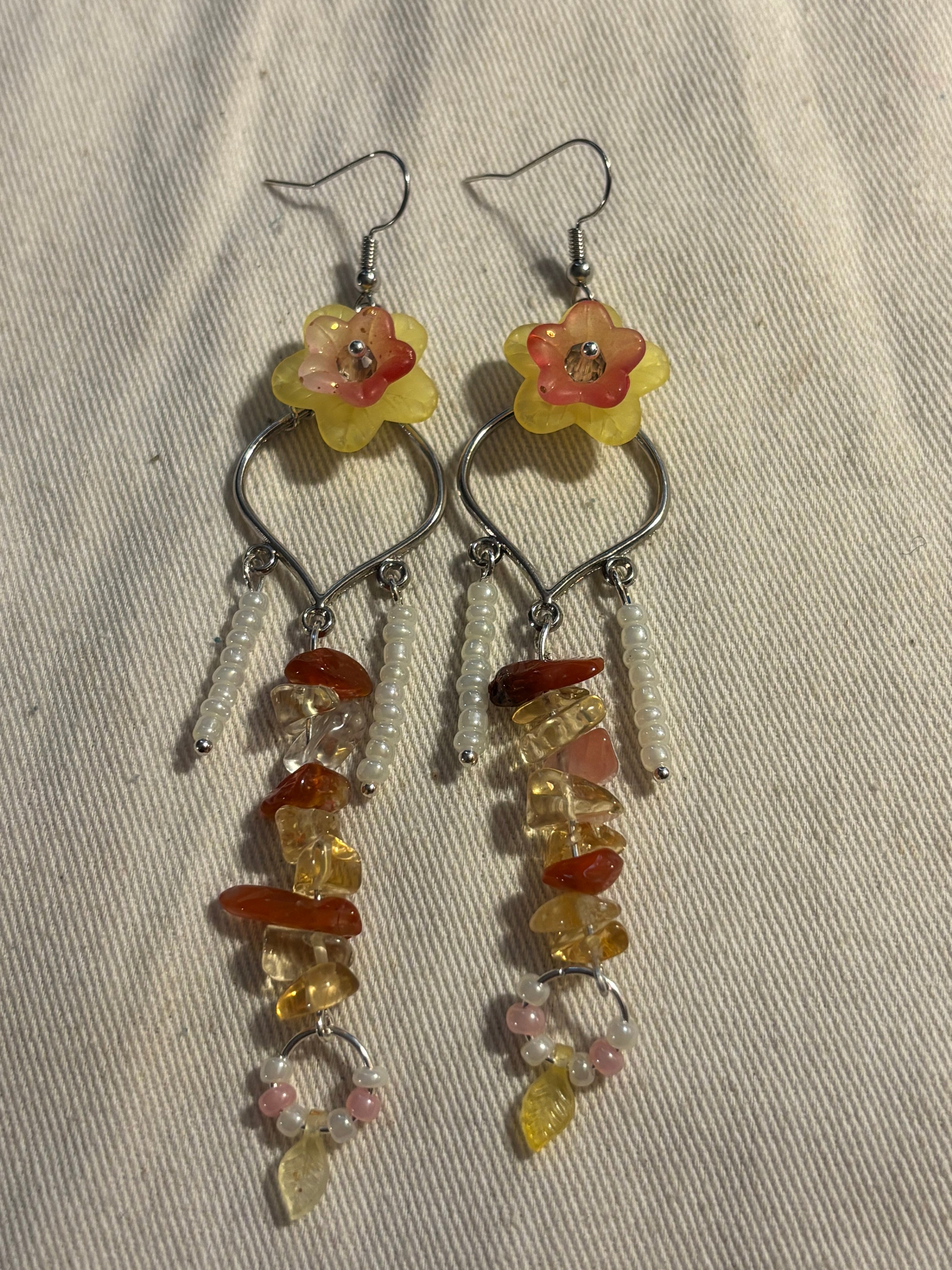 Fireflower Garden Drops Earrings