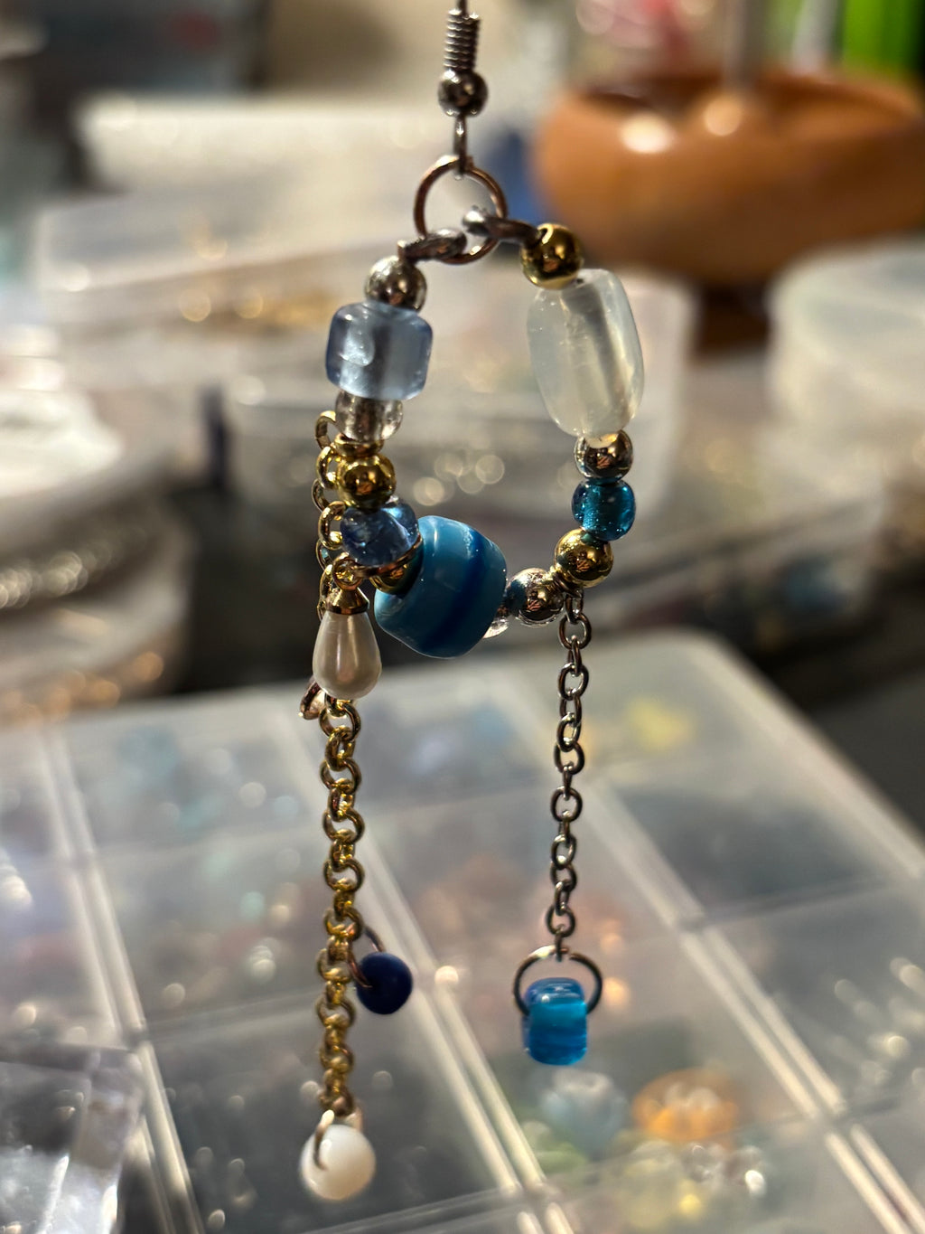 Silver and Gold earrings