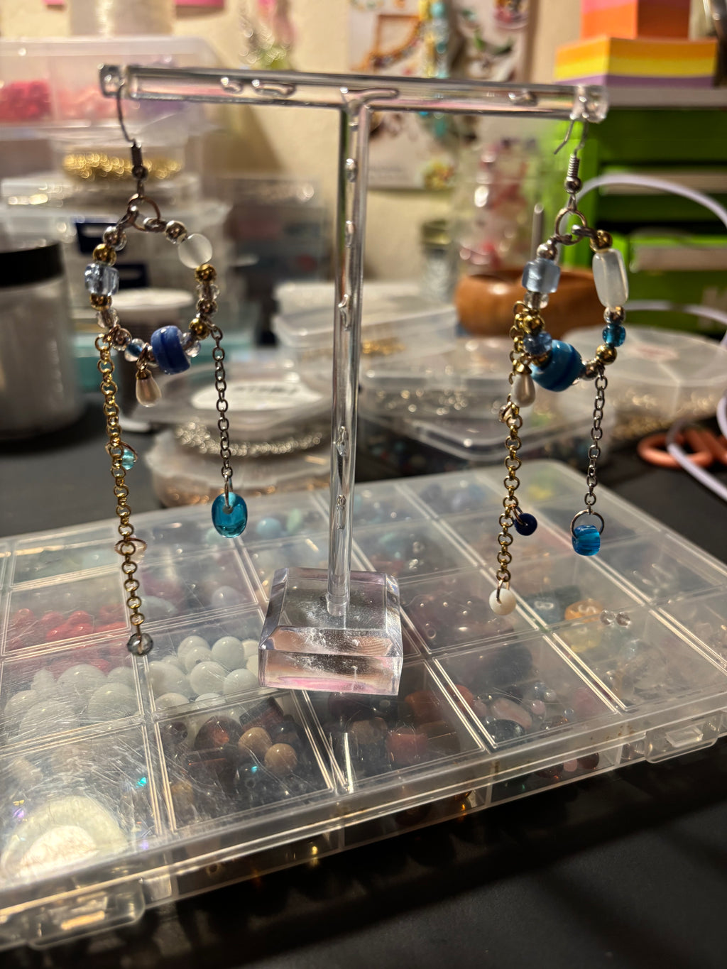 Silver and Gold earrings