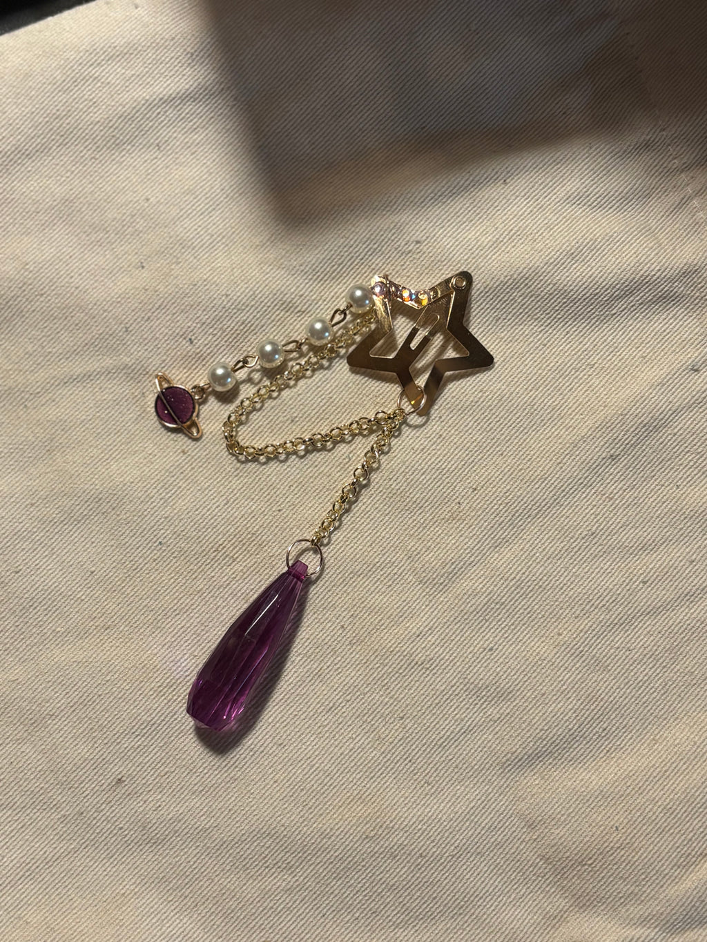 Purple Themed Hair Clip