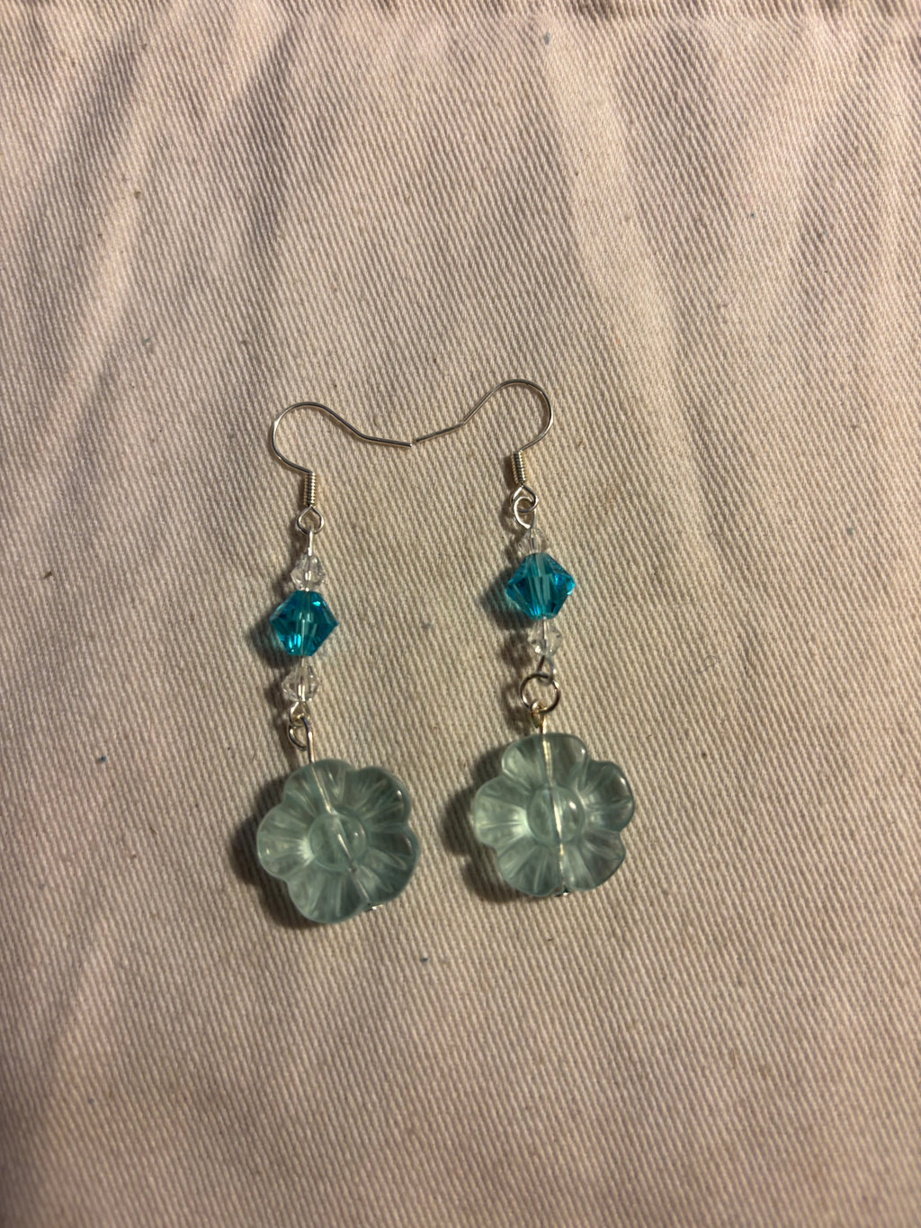 Silver Sea Bloom Earrings