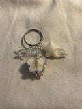 White Aesthetic Keychain